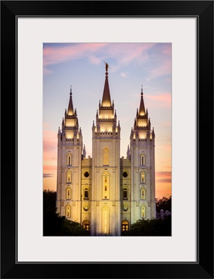 Salt Lake Temple, Sunset, Salt Lake City, Utah