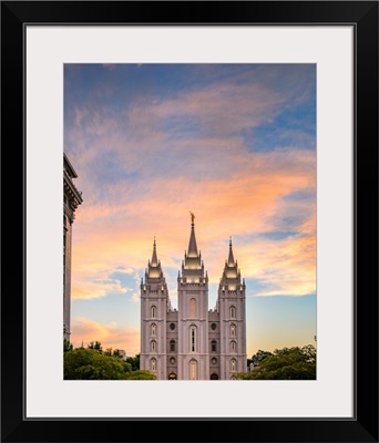 Salt Lake Temple, Sunset, Salt Lake City, Utah