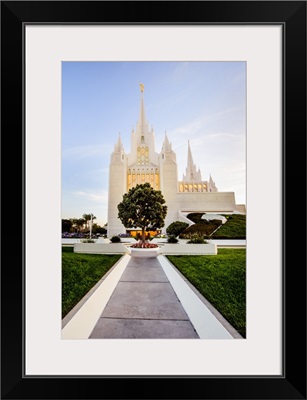 San Diego California Temple, Walkway and Tree, San Diego, California
