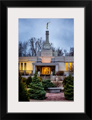 St. Paul Minnesota Temple, Bench and Gardens, Oakdale, Minnesota