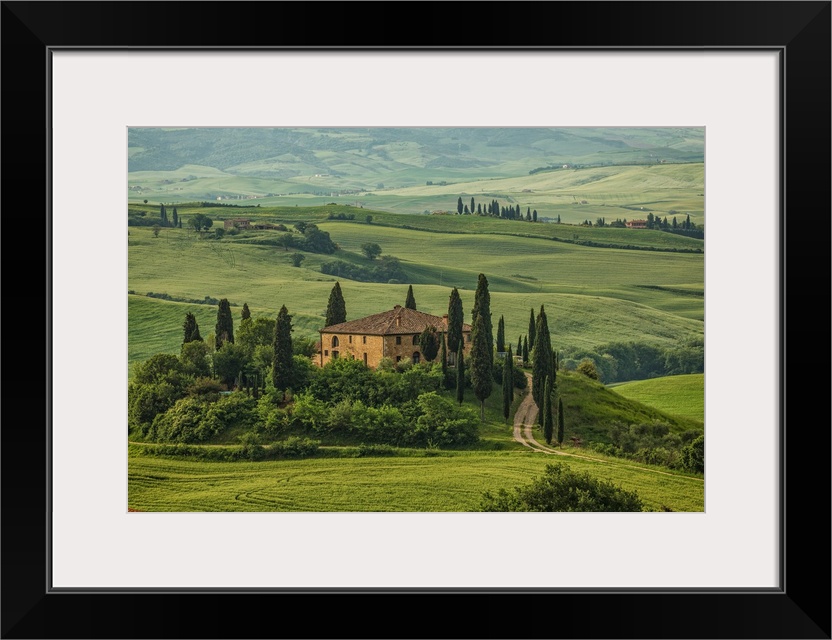 Belvedere in the Tuscan countryside in Italy.