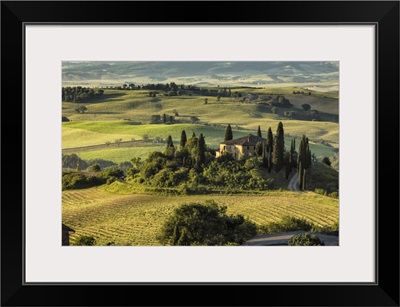 Belvedere in the Tuscan countryside in Italy