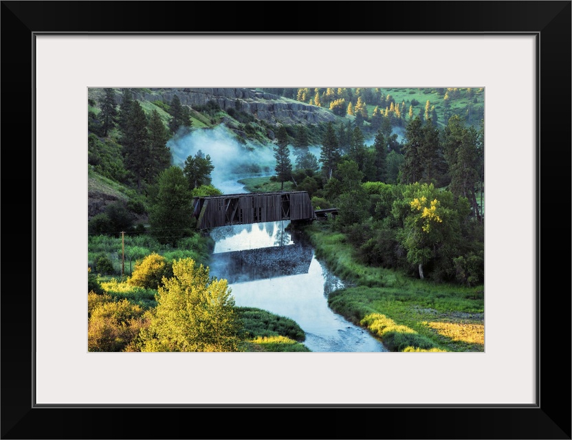 Covered bridge Wind in the Palouse region of Washington State