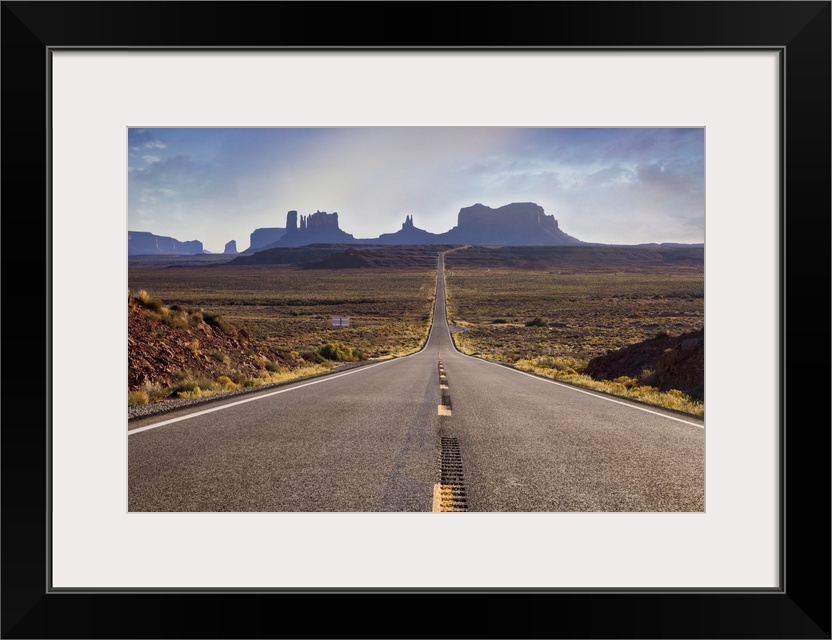 Forrest Gump highway view by Monument Valley, Arizona