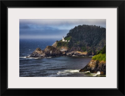 Haceta Lighthouse On The Coast Of Oregon