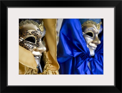 Masks at masquerade time during Carnival, Venice, Italy