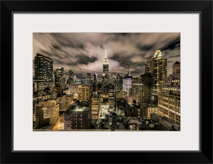 Panorama of the Empire State Building and New York City