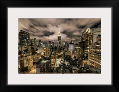 Panorama of the Empire State Building and New York City