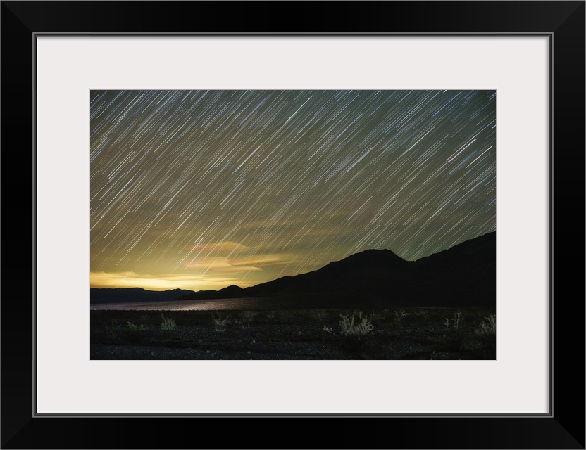 Star trails over Death Valley National Park