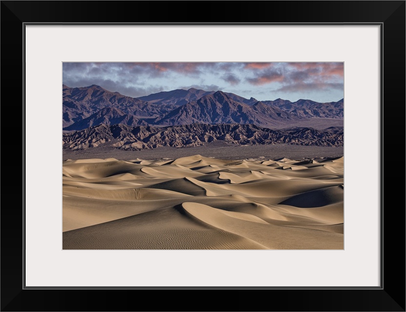 Sunrise at the Mesquite Sand Dunes at Death Valley National Park