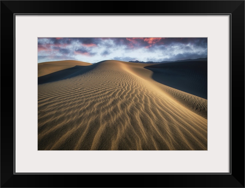 Sunrise at the Mesquite Sand Dunes at Death Valley National Park