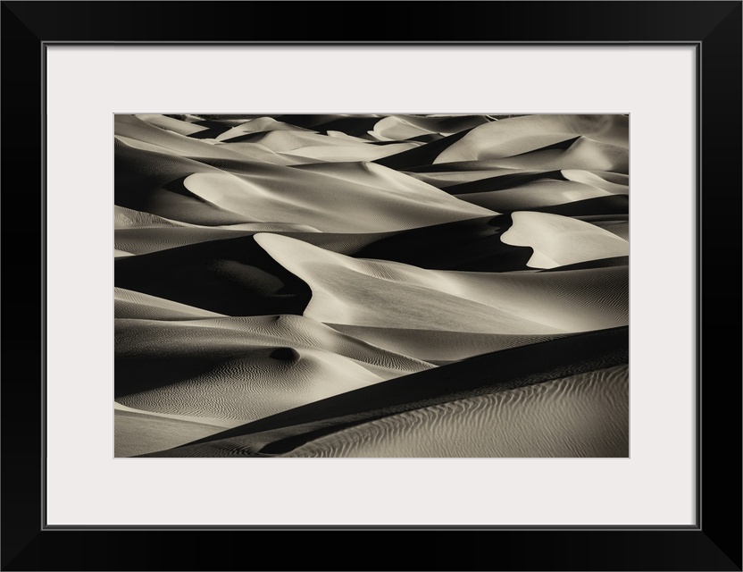 Sunrise at the Mesquite Sand Dunes at Death Valley National Park