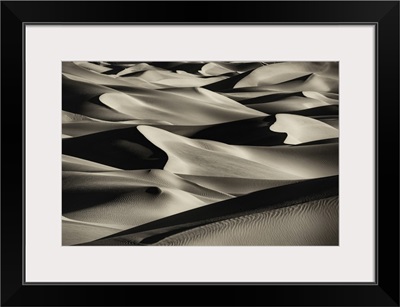 Sunrise At The Mesquite Sand Dunes At Death Valley National Park