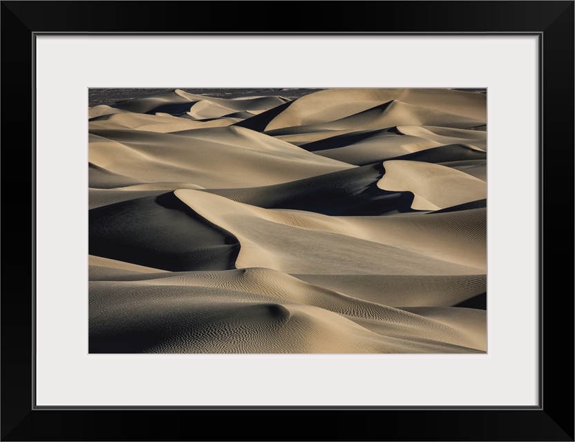 Sunrise at the Mesquite Sand Dunes at Death Valley National Park