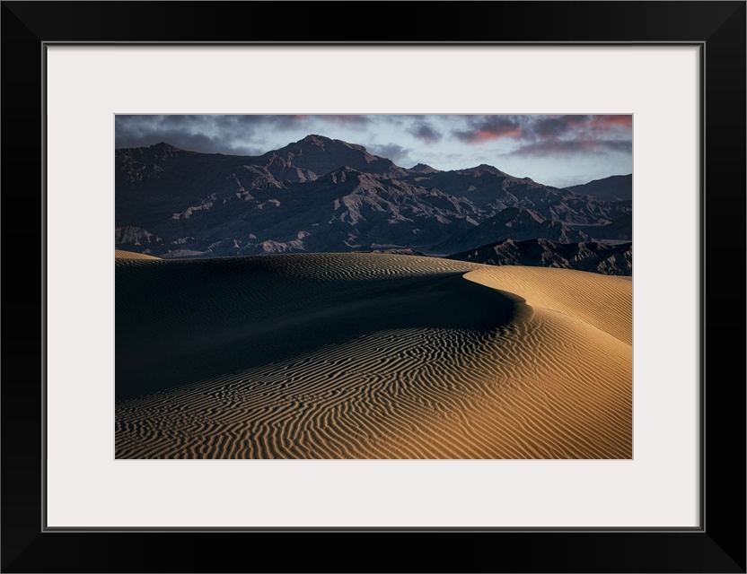 Sunrise at the Mesquite Sand Dunes at Death Valley National Park