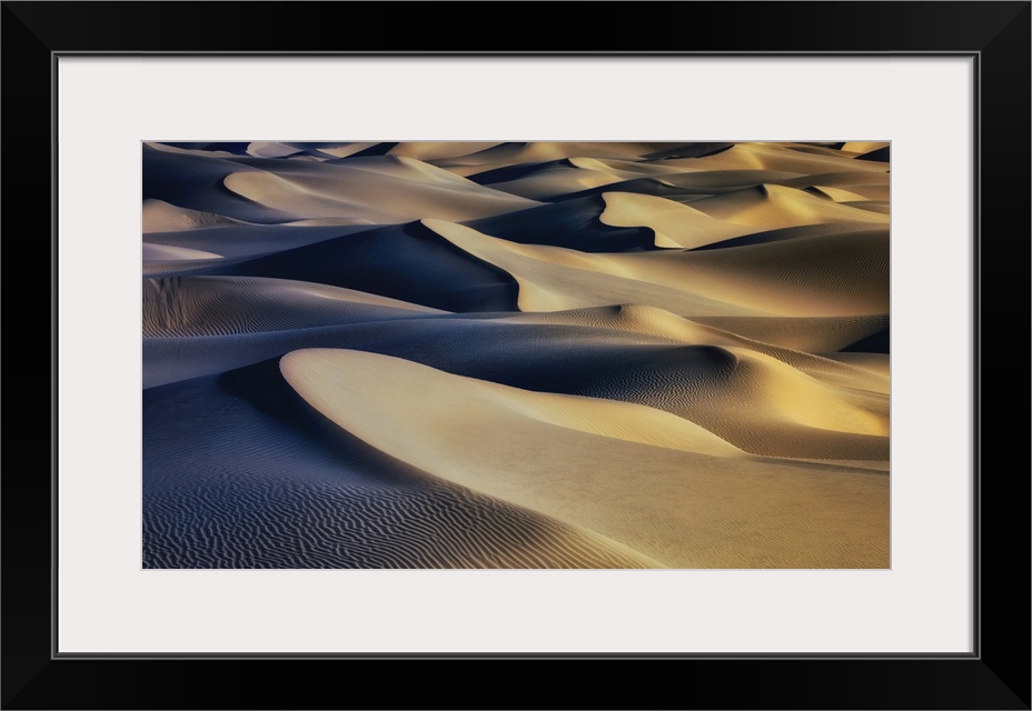 Sunrise at the Mesquite Sand Dunes at Death Valley National Park