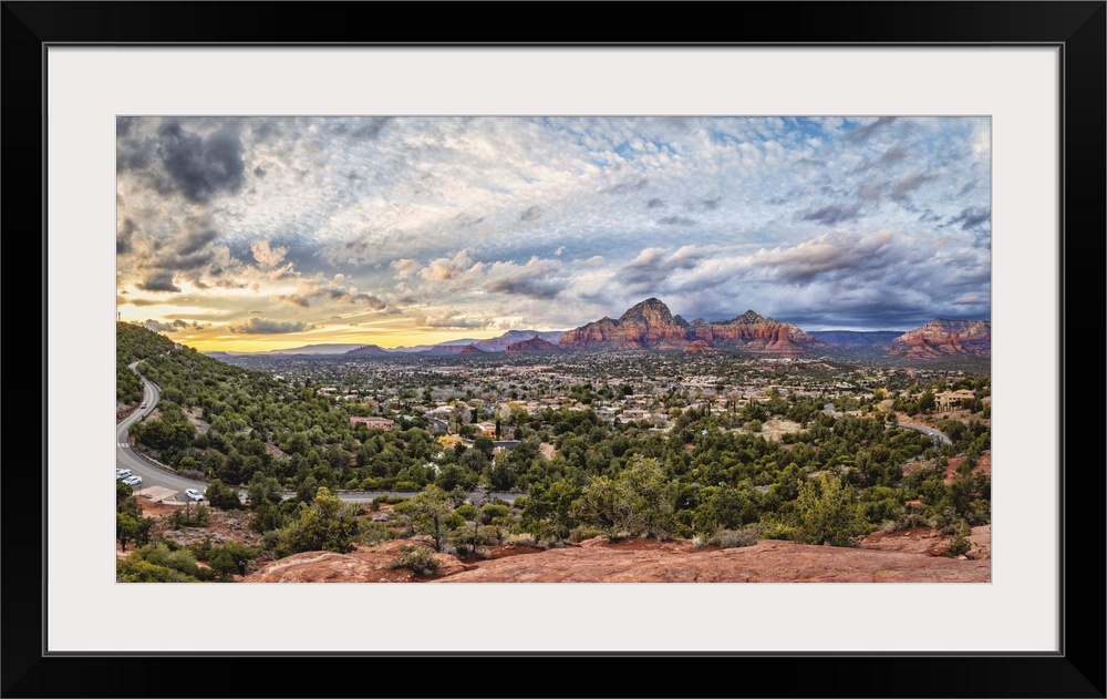 Sunset panorama in beautiful Sedona, Arizona