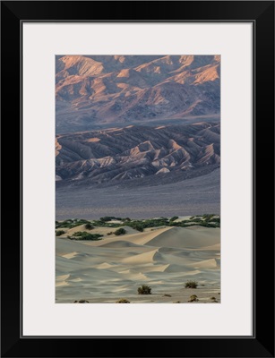 The amazing Mesquite Sand Dunes at Death Valley National Park