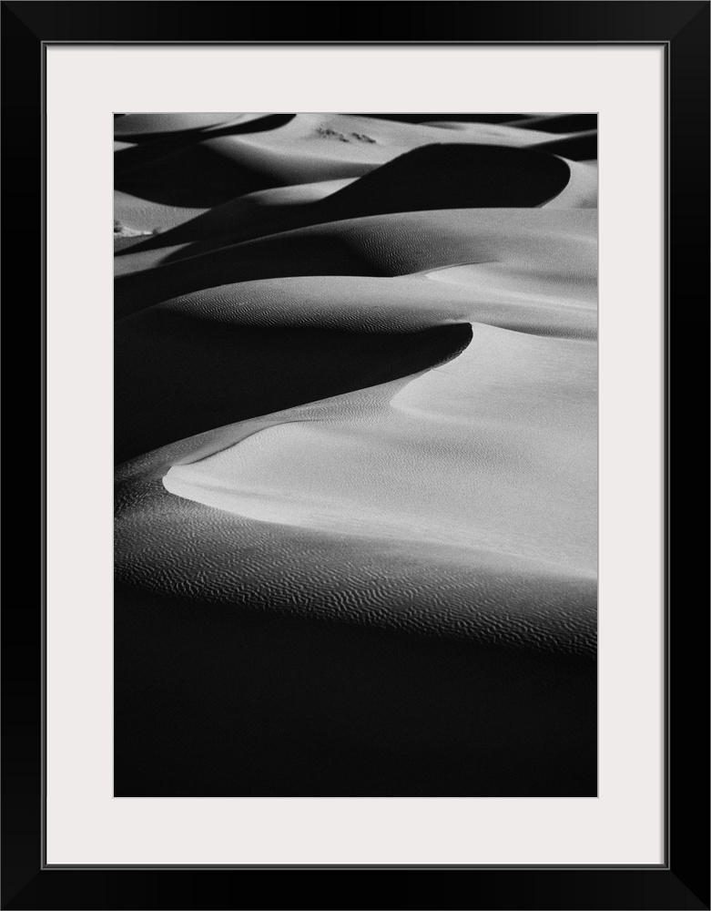 The Mesquite sand dunes in Death Valley National Park