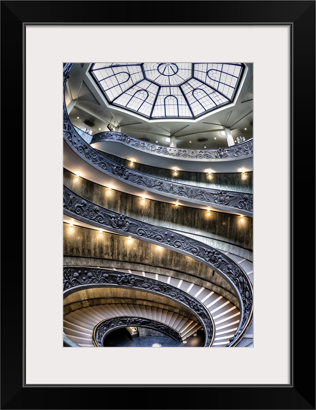 The Momo spiral staircase in the Vatican, Rome