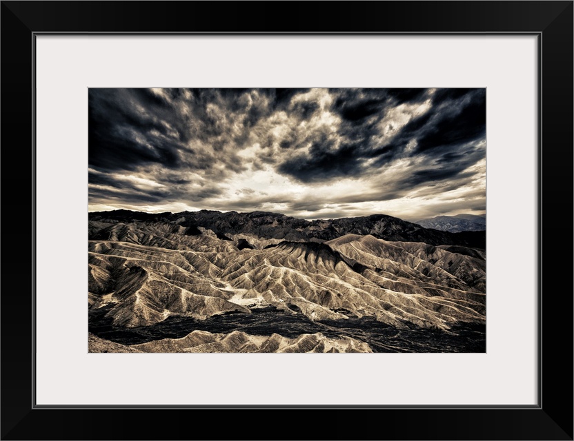 Zabriski Point in Death Valley National Park at sunrise