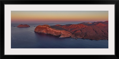The Legendary Guadalupe Island At Sunset