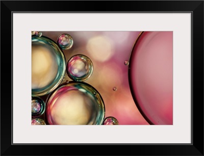 Bubble Abstract with Pink Sparkle