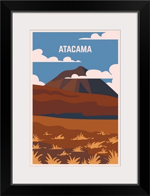 Atacama Modern Vector Travel Poster