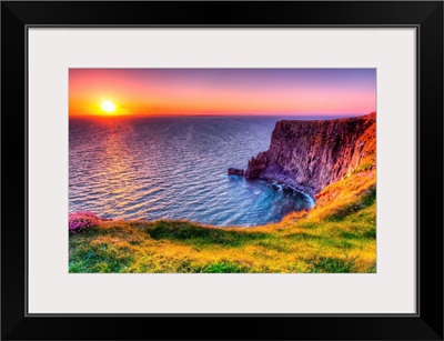 Cliffs of Moher at sunset, Co. Clare, Ireland