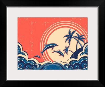 Dolphin Sunset Design