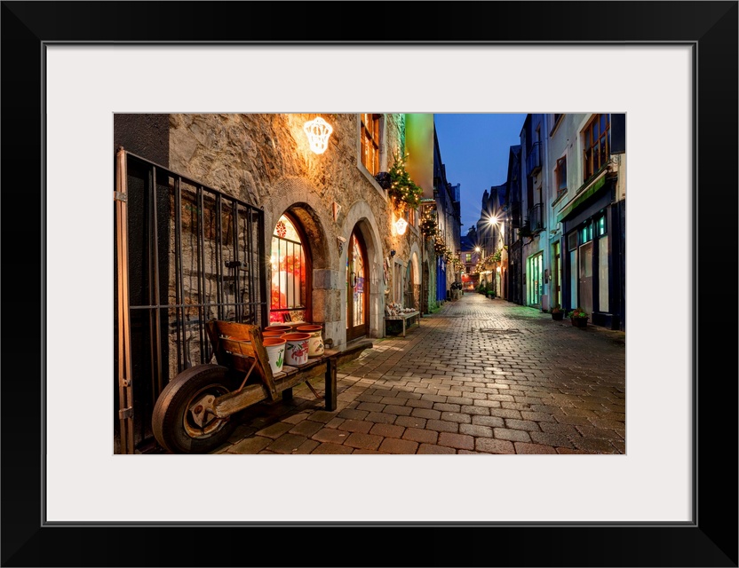 Old City Street At Night