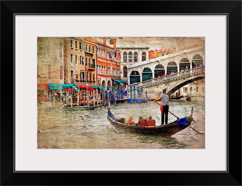 beautiful Venice - artwork in painting style