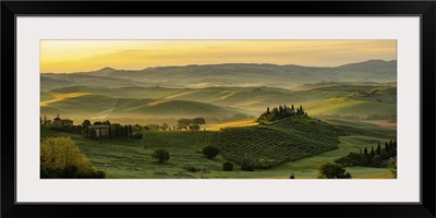 Panorama Hills And Meadow, Tuscany, Italy