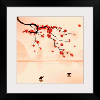 Plum Blossoms in Spring