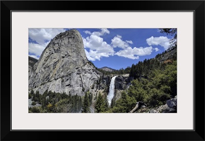 Waterfalls And Mountains Of Yosemite Valley, California