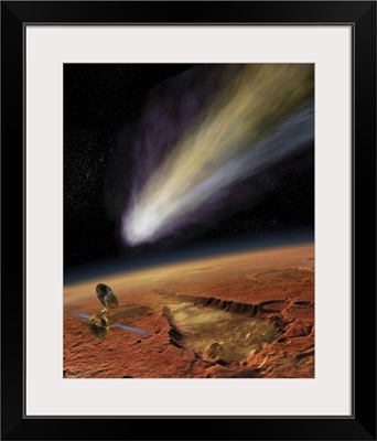 2014 Comet over Aromatum, Mars