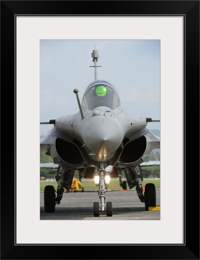 A Dassault Rafale fighter aircraft of the French Air Force.