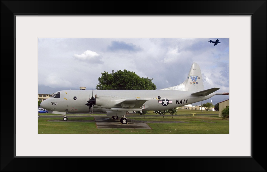 A P3 Orion aircraft on display