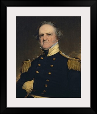 American History Painting Of General Winfield Scott