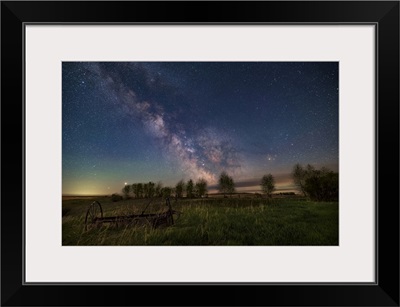 Backyard Milky Way With Jupiter And Saturn Rising, Alberta, Canada