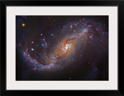 Barred Spiral Galaxy NGC 1672 in Dorado