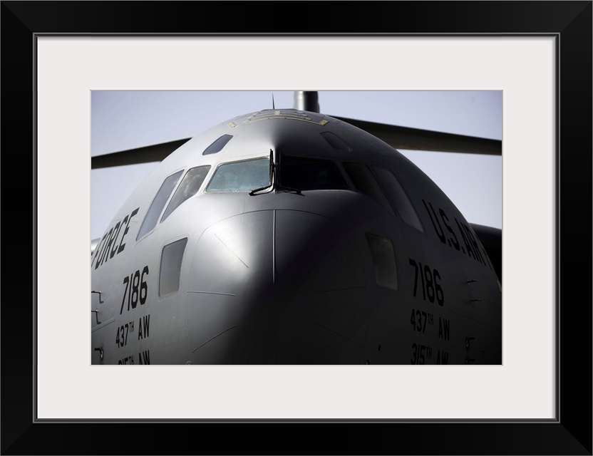 February 1, 2010 - A C-17 Globemaster III aircrew prepares for a combat-airdrop over Afghanistan, at a base in Southwest A...