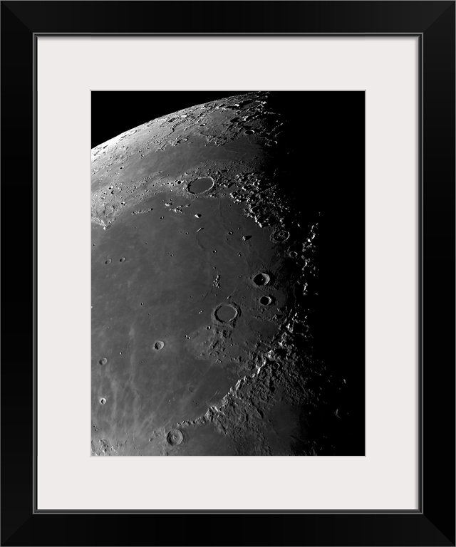 Craters Copernicus Plato Eratosthenes and Archimedes near Montes Apenninus