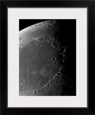 Craters Copernicus Plato Eratosthenes and Archimedes near Montes Apenninus