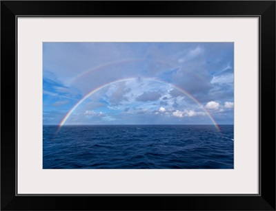 Double rainbow over the Atlantic Ocean