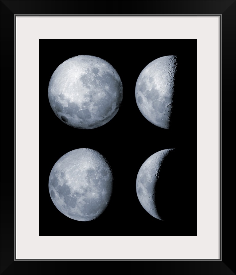 Four phases of the moon.