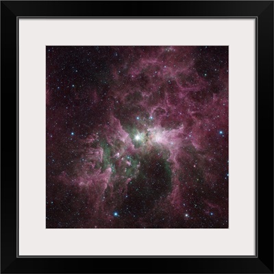 Infrared view of the Carina Nebula