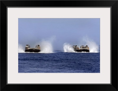 Landing Craft Air Cushion 84 And 87 In The US 5th Fleet Area Of Responsibility