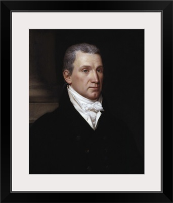 Portrait Of American President And Founding Father James Monroe