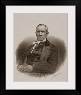 Portrait of Samuel Houston, a politician and soldier